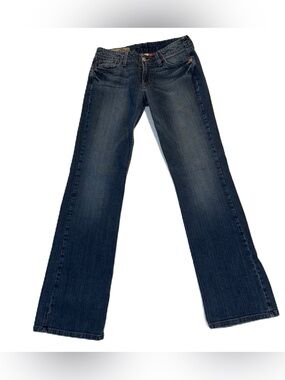 Lucky Brand Vtg Low rise Blue Jeans Embroidered Pockets Women Size 2/26